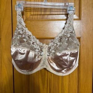 Fantasie Women's Belle Floral Lace Balcony bra 40 I Beige